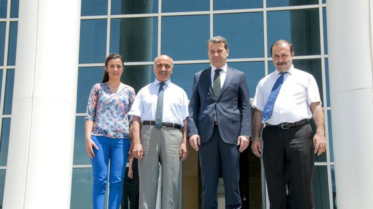 Vali Çelik, Üniversite\'ye Veda Ziyaretinde Bulundu
