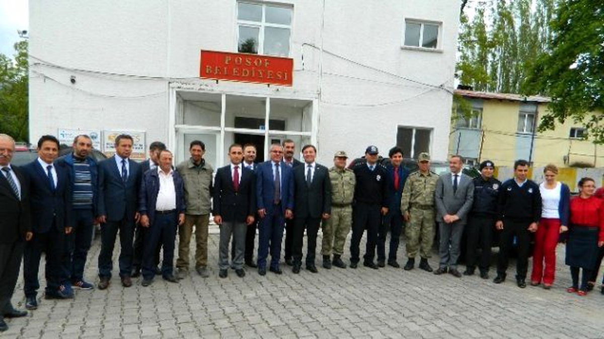 Ardahan Valisi Deniz, Posof\'ta Veda Ziyaretlerinde Bulundu
