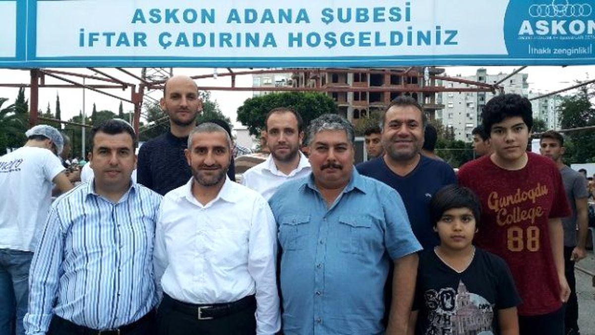 Askon İftar Çadırı Kurdu