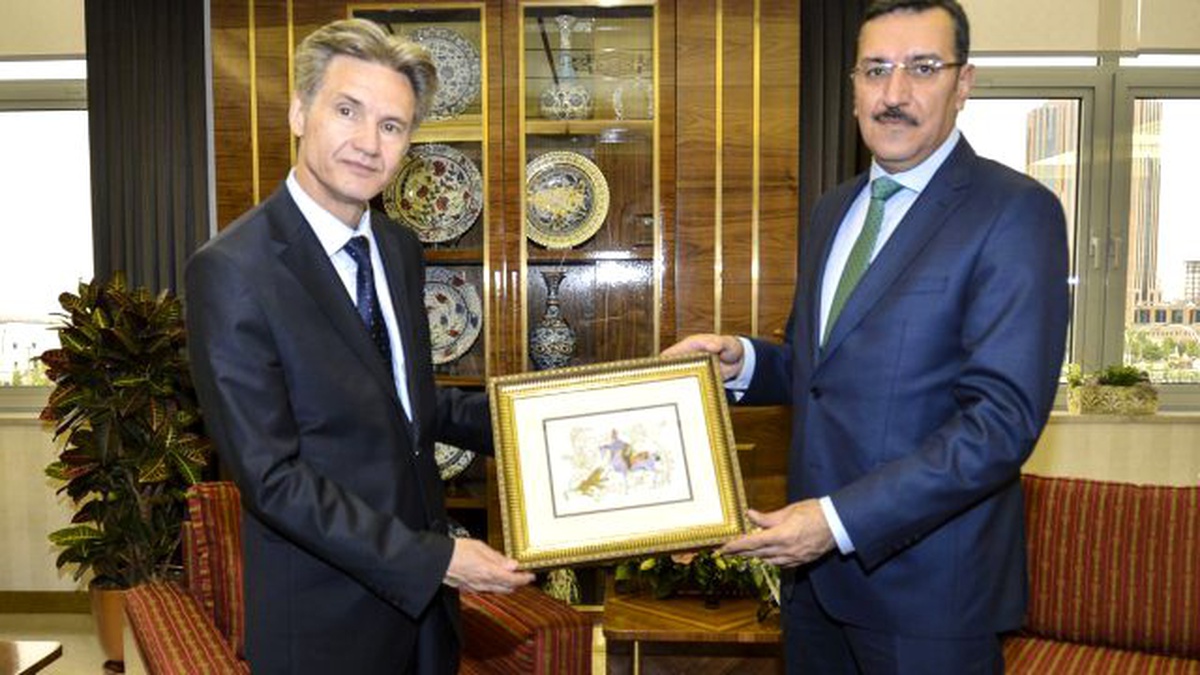 Bakan Tüfenkci, Romanya Büyükelçisi Onofrei\'yi kabul etti