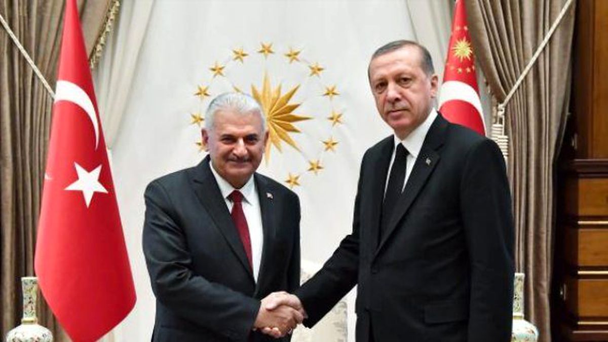 Cumhurbaşkanı Erdoğan, Başbakan Yıldırım\'ı Kabul Etti