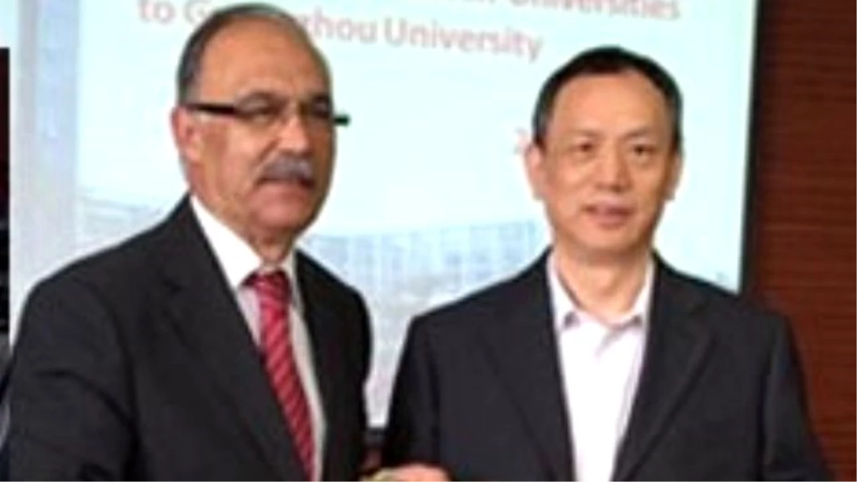 Guangzhou Universty ile İşbirliği Protokolü İmzalandı