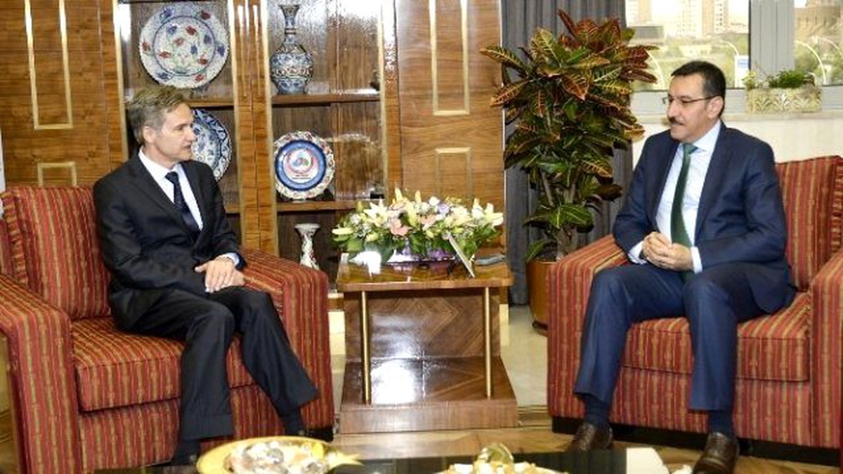 Gümrük ve Ticaret Bakanı Tüfenkci, Romanya Büyükelçisi Onofrei\'yi Kabul Etti