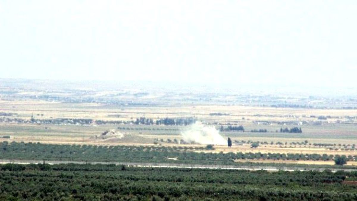 Işid\'i Havadan Uçaklar, Karadan Obüs Topları Vuruyor