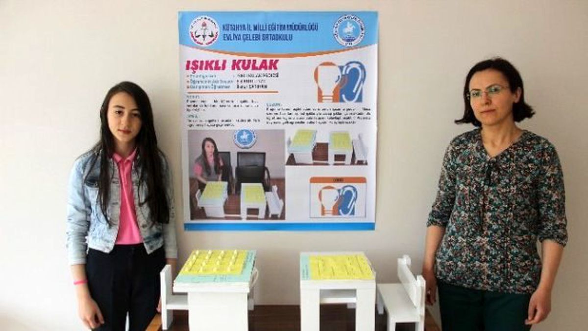 Ortaokul Öğrencisinden İşitme Engellilerin Hayatını Kolaylaştıracak Proje