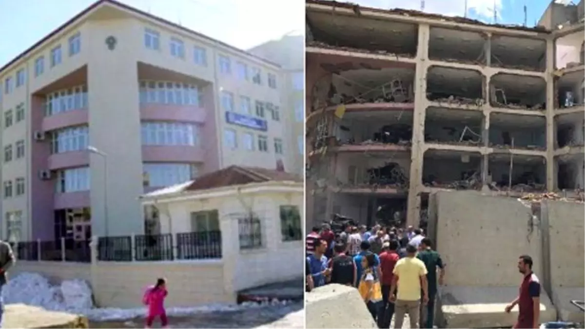 Saldırıya Uğrayan Emniyet Müdürlüğü\'nün Saldırıdan Önceki Hali