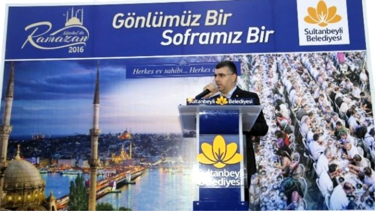 Sultanbeyli\'de Kardeşlik Sofraları Mimar Sinan\'a Kuruldu