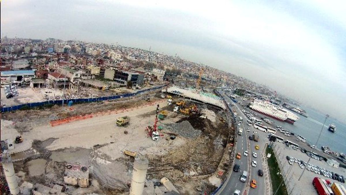 Avrasya Tüneli Projesi İlk Defa Havadan Görüntülendi