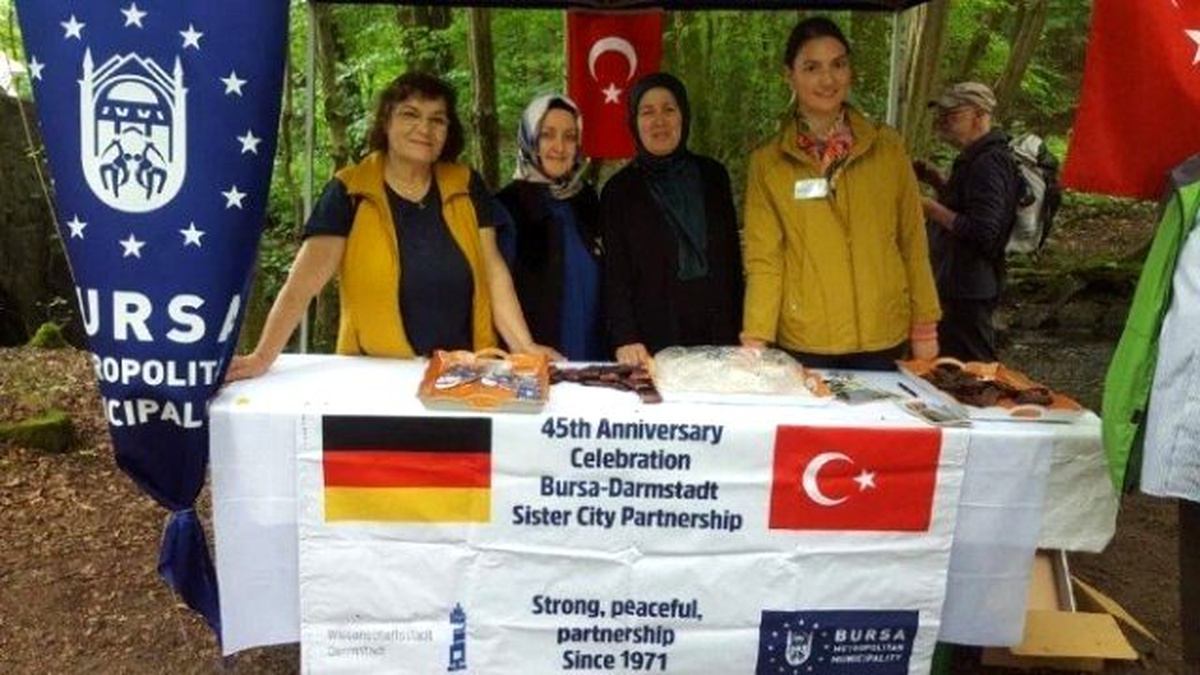 Bursa ile Darmstadt\'ın Kardeşliği 45. Yaşında