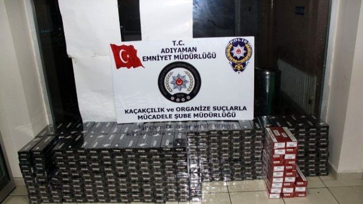 Gümrük Kaçağı Sigaraya 2 Tutuklama
