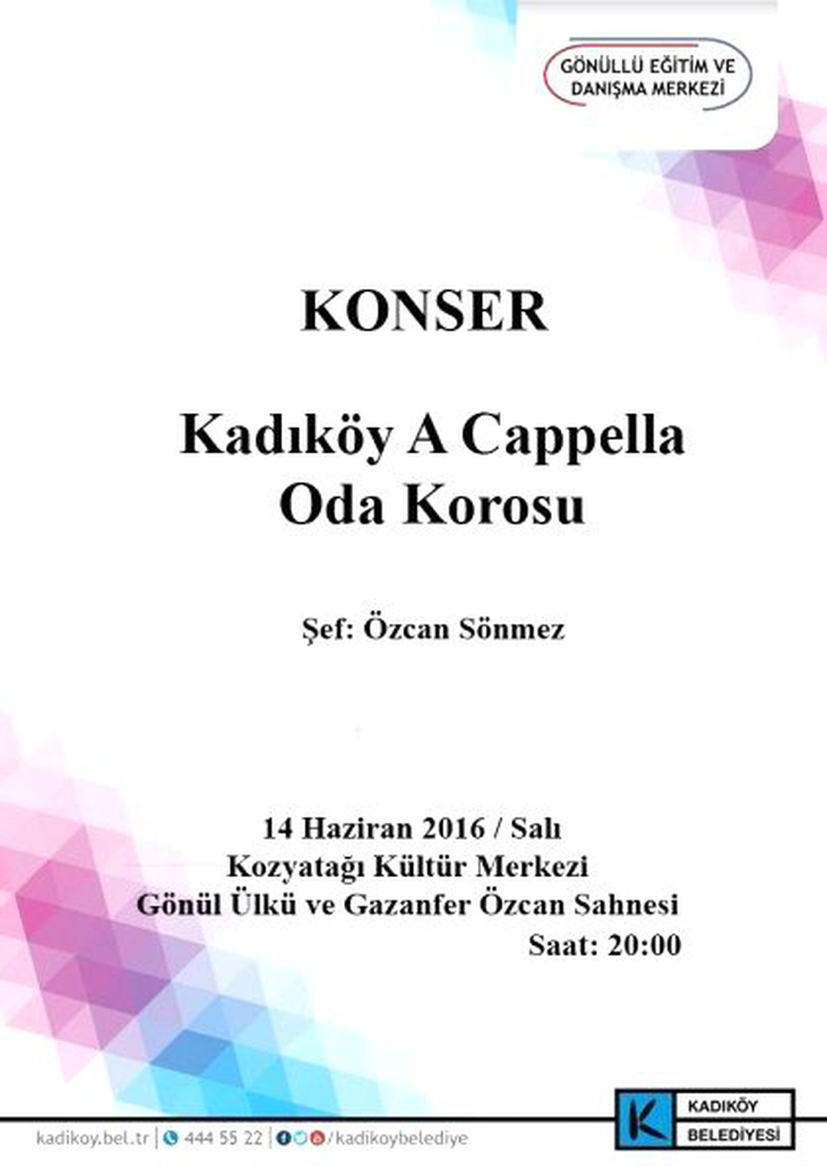 Kadıköy A Cappella Oda Korosu Konseri