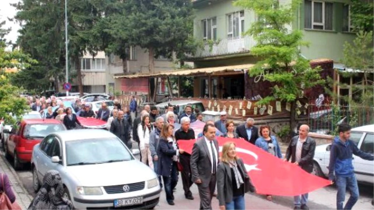 Kılıçdaroğlu\'na \'Kurşunlu Tehdit\' Kayseri\'de Protesto Edildi