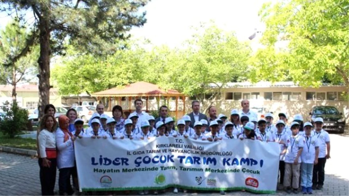 Kırklareli\'de "Lider Çocuk Tarım Kampı" Projesi