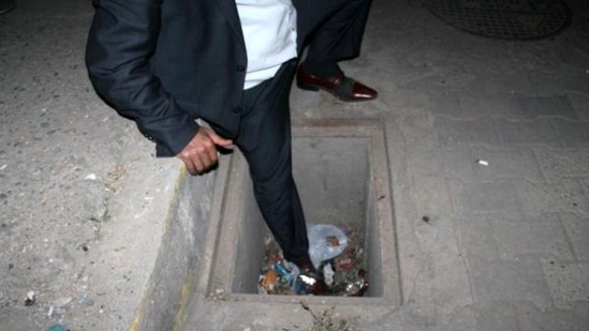 Kozluk\'ta Mazgal Kapakları Çalındı