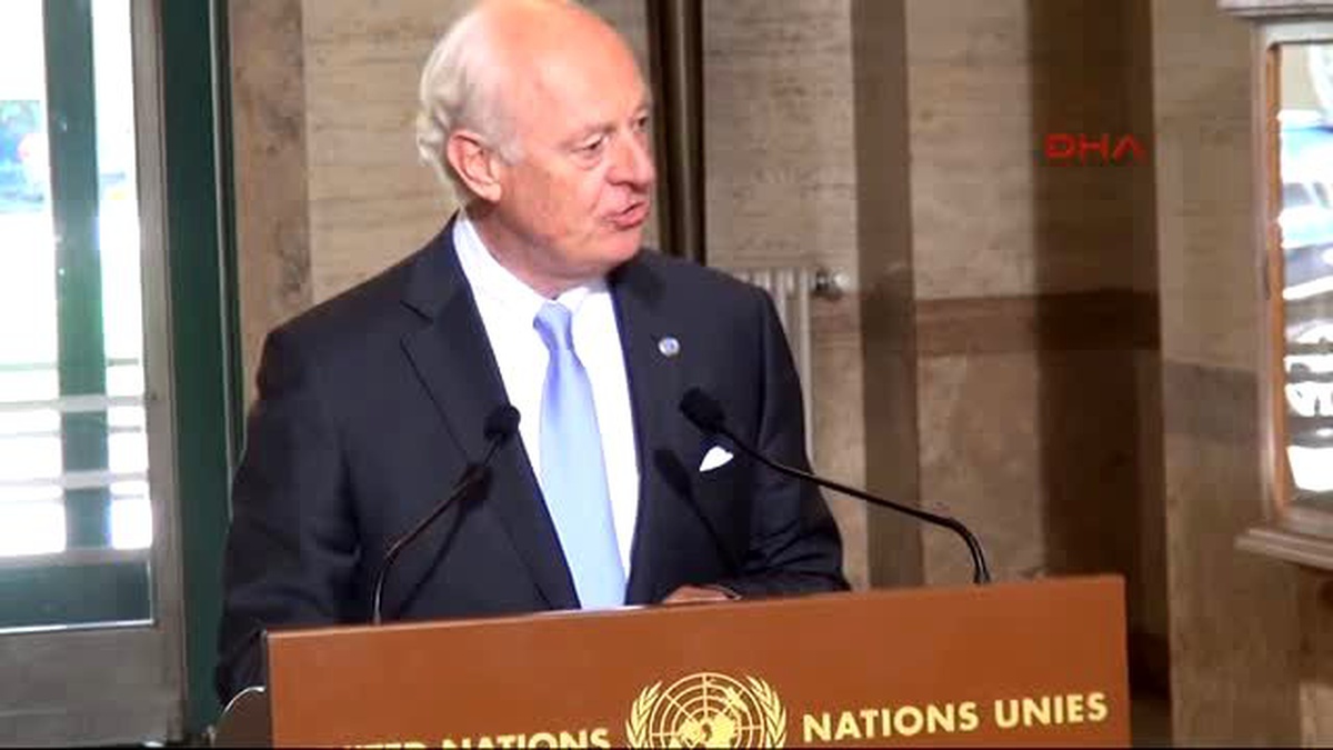 Mistura Suriye Görüşmeleri İçin Tarih Veremem