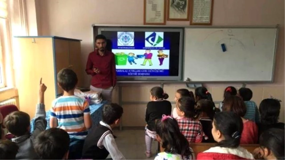 Beyşehir\'de Öğrencilere Geri Dönüşüm Semineri