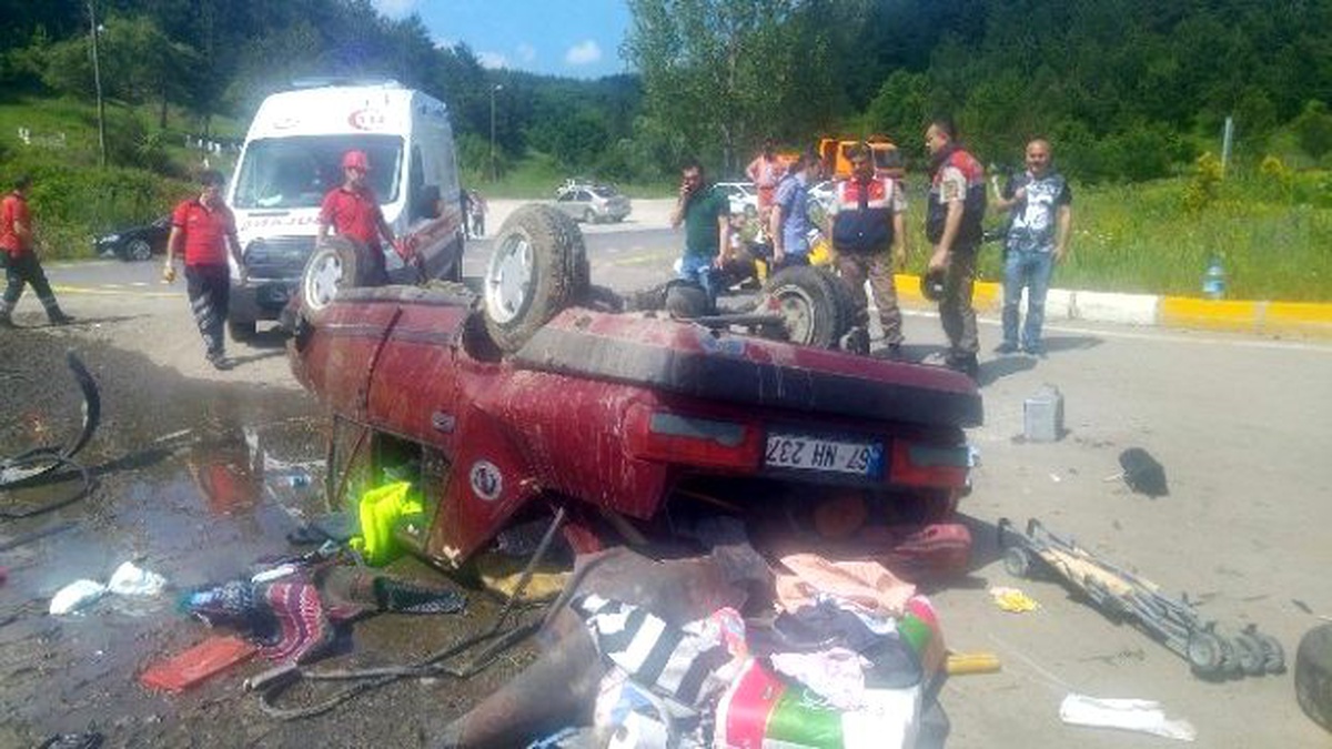 Bolu\'da Trafik Kazası: 1 Ölü, 2 Yaralı