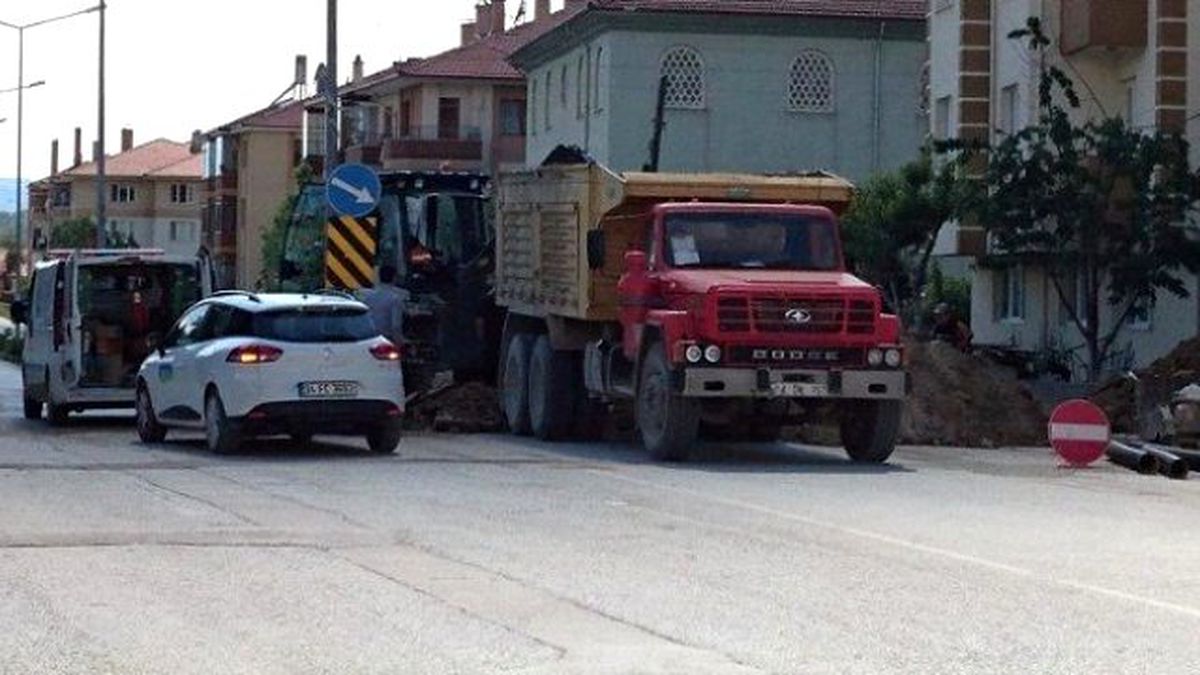 Doğalgaz Borusu Patladı, Mahalleli Panik Yaşadı