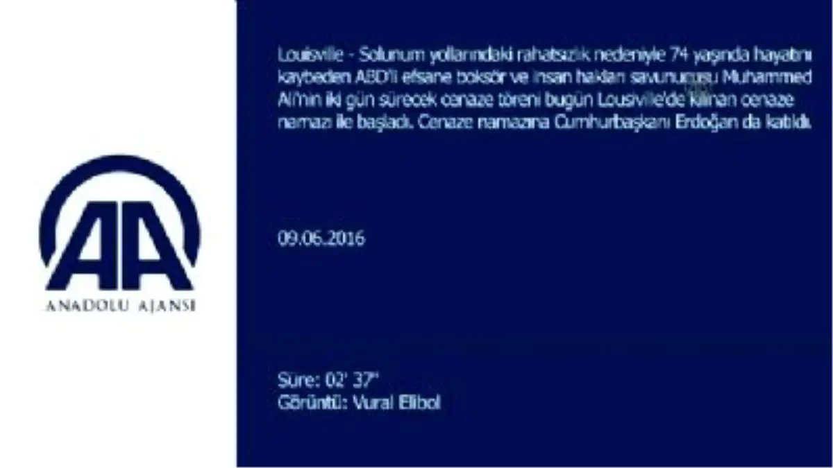 Muhammed Ali'nin Cenazesinde Erdoğan'a Büyük Saygısızlık! Programını Yarıda Kesti