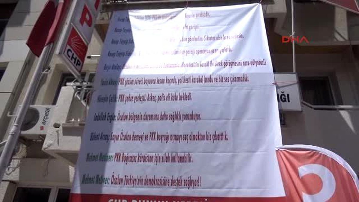 Manisa\'da CHP\'lilerden Kılıçdaroğlu\'na Mermi Atılmasına Yürüyüşlü Protesto