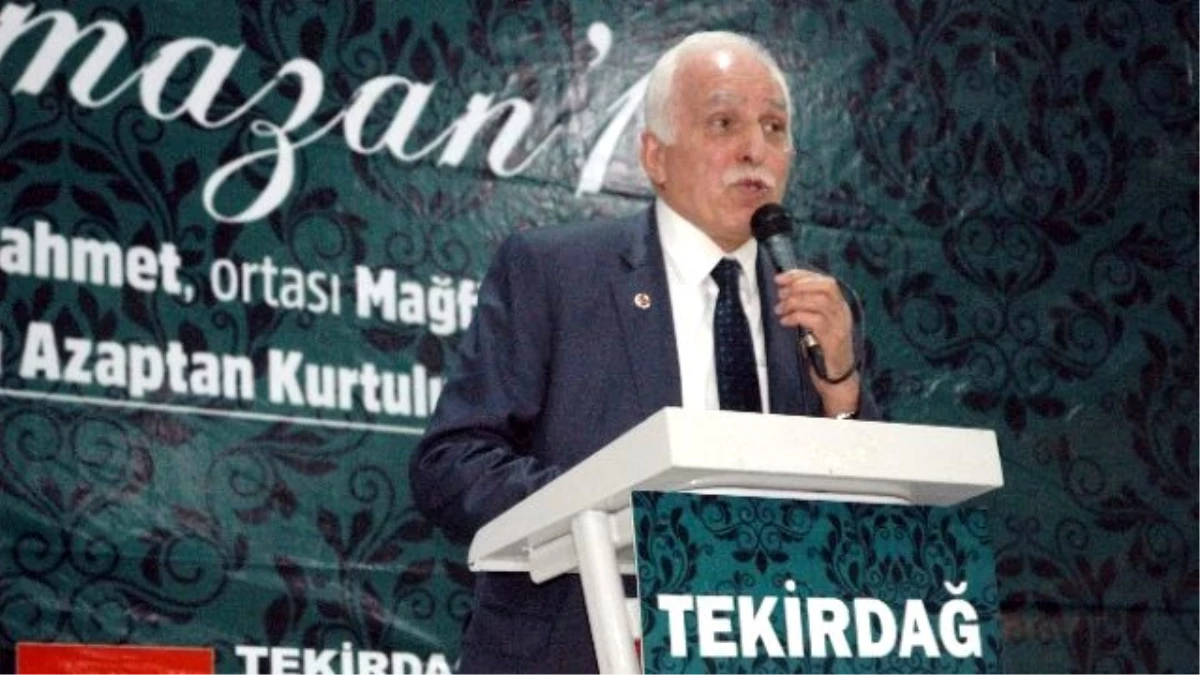 Sp Genel Başkanı Mustafa Kamalak Çorlu\'da