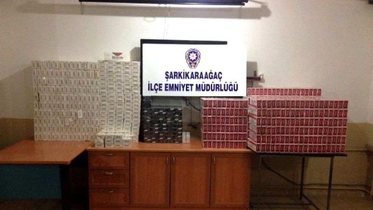Gece Yarısı Uygulamasında Kaçak Sigara Ele Geçirildi