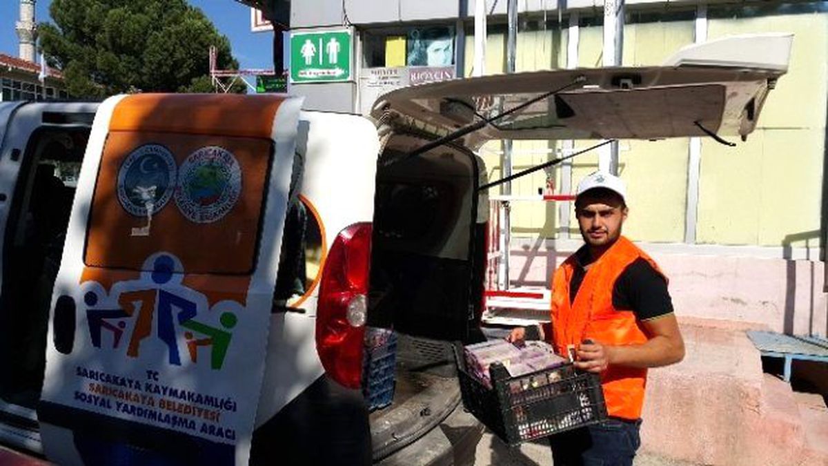 Sarıcakaya\'da Engelli ve Yaşlılar Unutulmadı