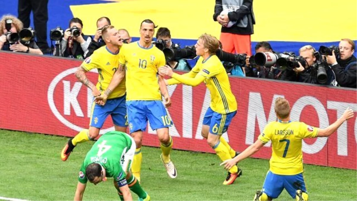 EURO 2016 Maçında İrlanda Cumhuriyeti, İsveç ile 1-1 Berabere Kaldı