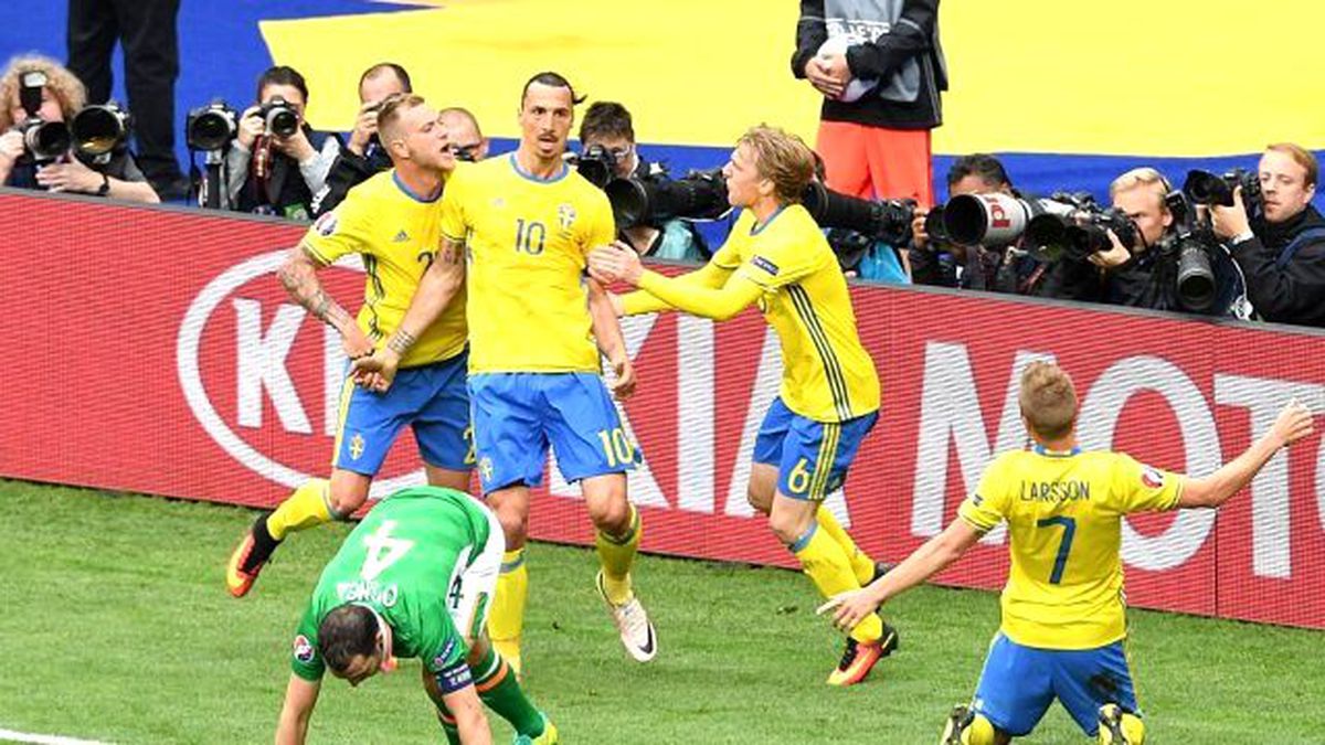 EURO 2016 Maçında İrlanda Cumhuriyeti, İsveç ile 1-1 Berabere Kaldı