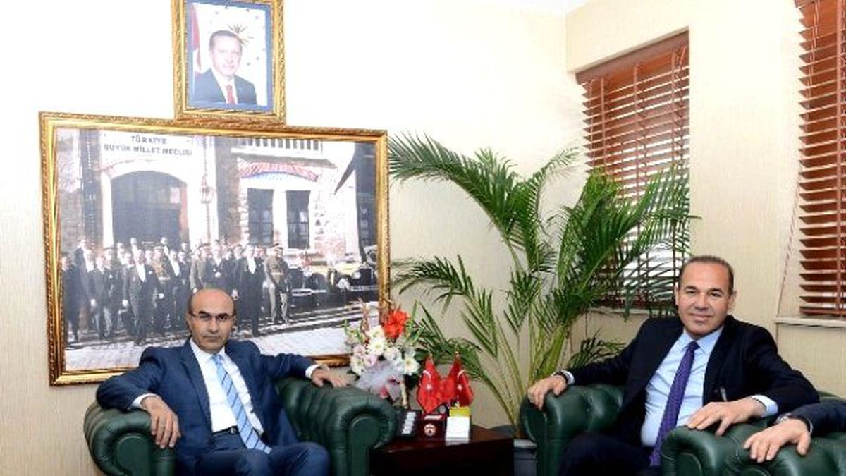 Başkan Sözlü\'den, Vali Demirtaş\'a "Hoşgeldiniz" Ziyareti