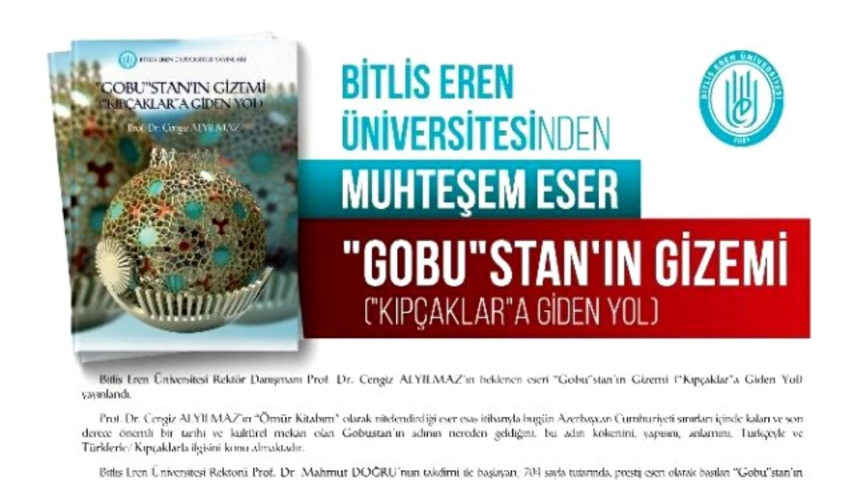 Bitlis Eren Üniversitesi\'nden Muhteşem Eser