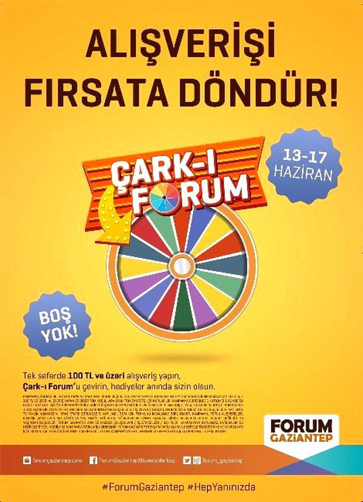 Çark-ı Forum Yeniden Fırsat İçin Dönüyor
