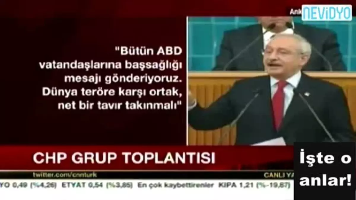 CHP Grup Toplantısında İlginç An