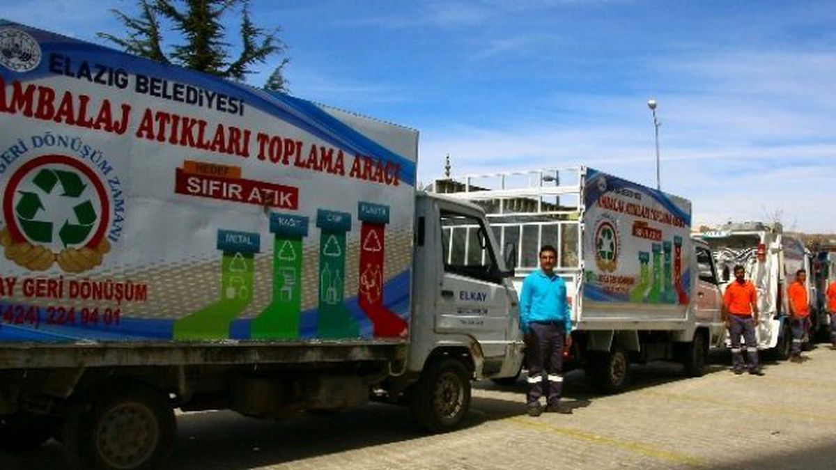Elazığ\'da Katı ve Evsel Atıklar Geri Dönüşüme Kazandırılıyor