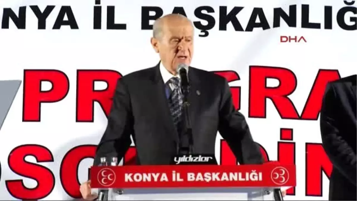 Konya Bahçeli 19 Haziran Dayatması Art Niyetliliktir, MHP\'ye Darbe Teşebbüsüdür