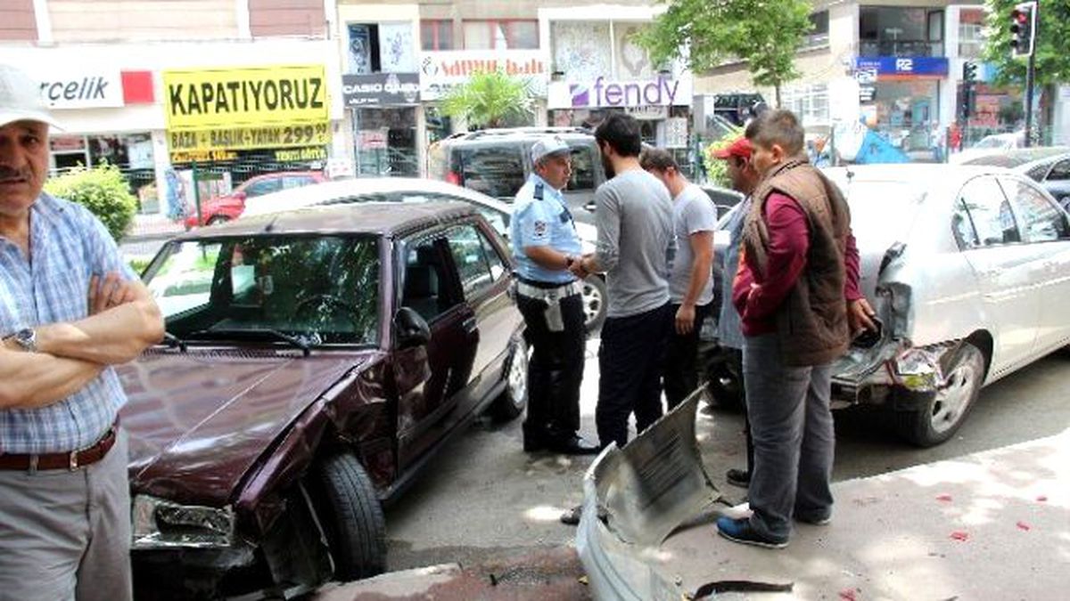 Samsun\'da Trafik Kazası: 1 Yaralı