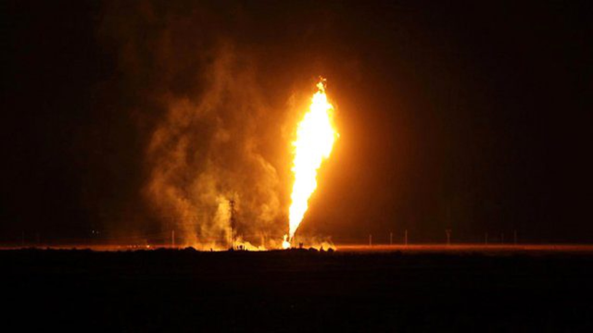 Siirt\'te Doğalgaz Hattına Sabotaj Düzenlendi