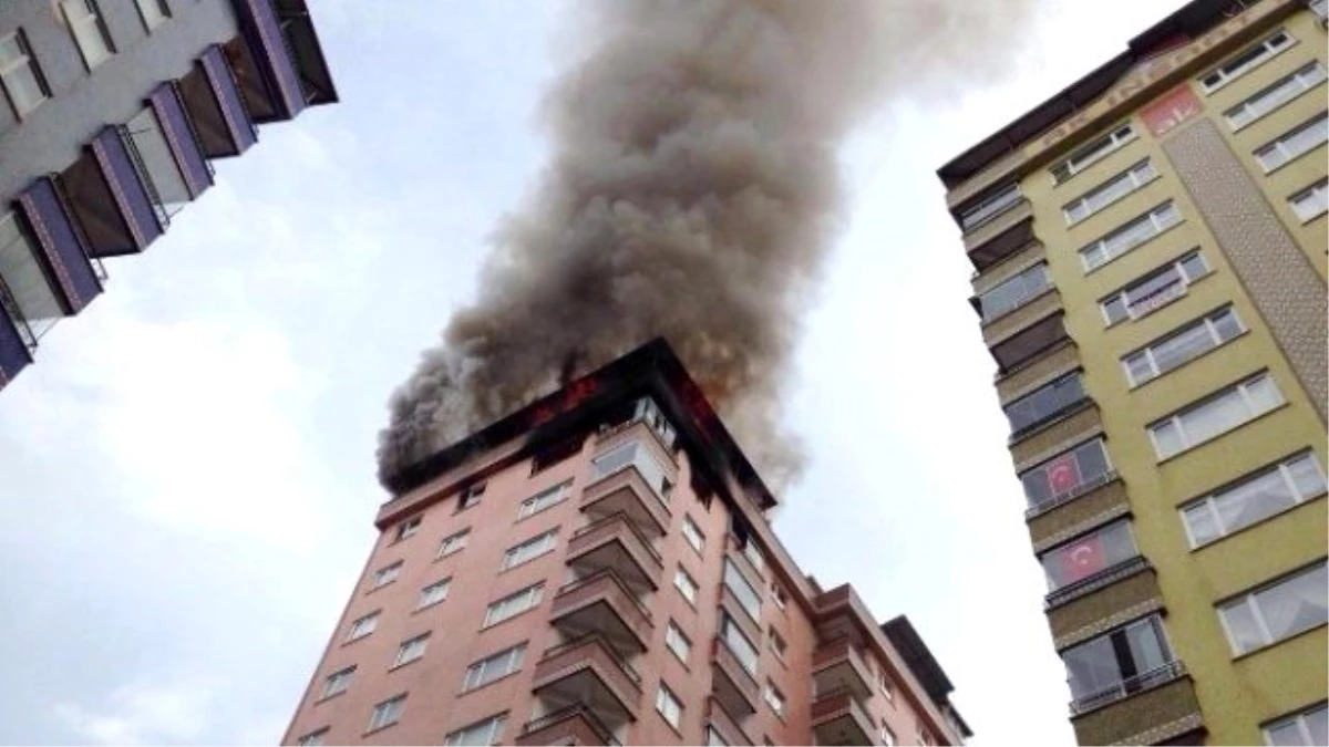 Trabzon\'da Korkutan Yangın