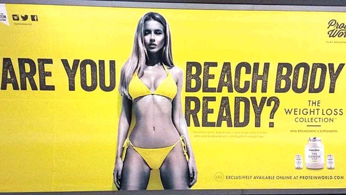Bikinili Vücut Reklamı İngiltere\'yi İkiye Böldü