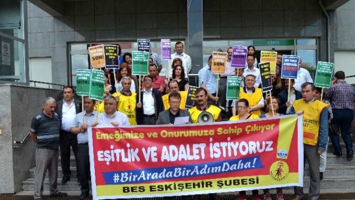 Büro Emekçileri Sendikası Şube Başkanı Ayhan Güler Açıklaması