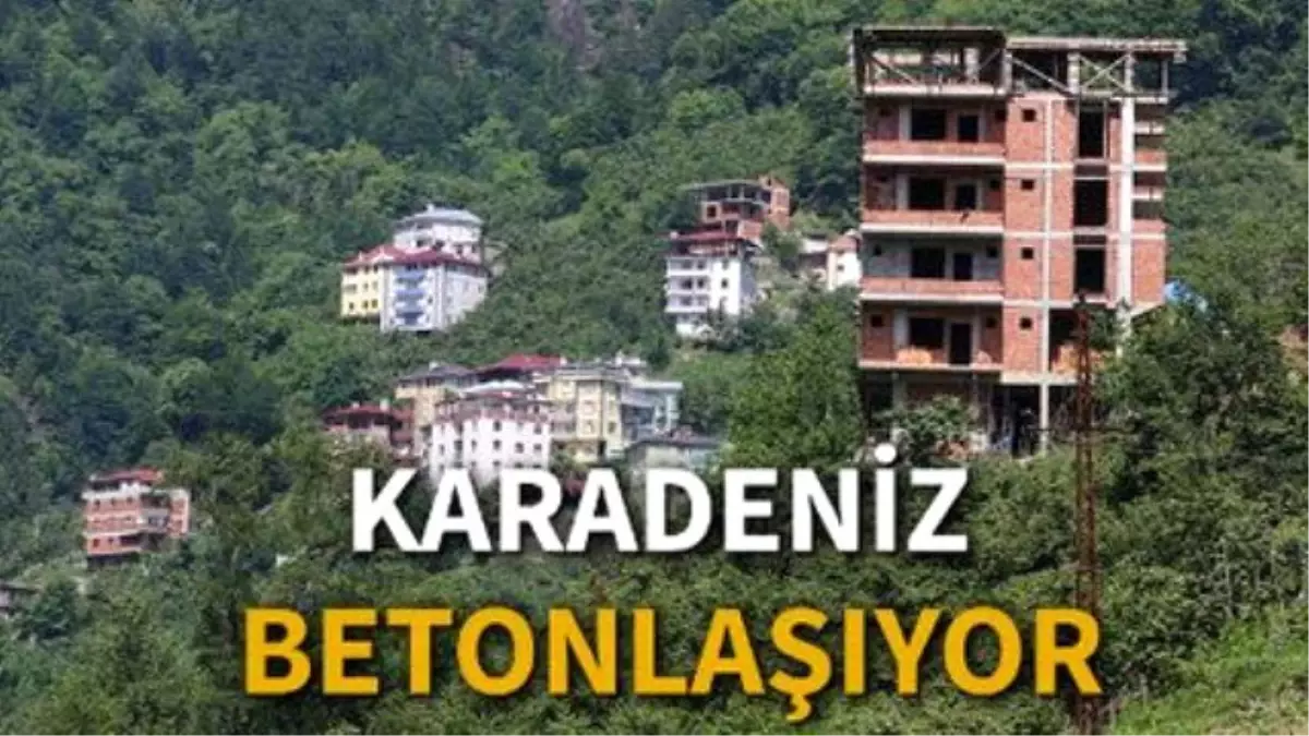 Karadeniz Betonlaşıyor