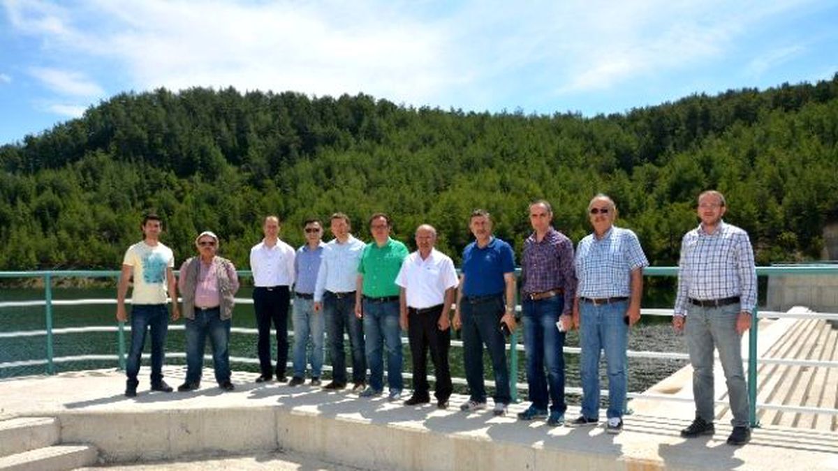 Özgür, Naras Sulama İnşaatını İnceledi
