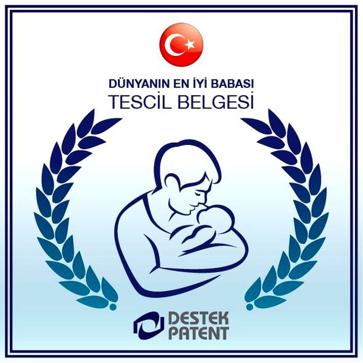 Baba sevgisi tescilleniyor!