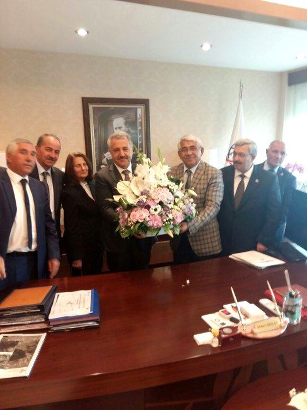 Başkan Karaçanta\'dan Bakan Arslan\'a Hayırlı Olsun Ziyareti