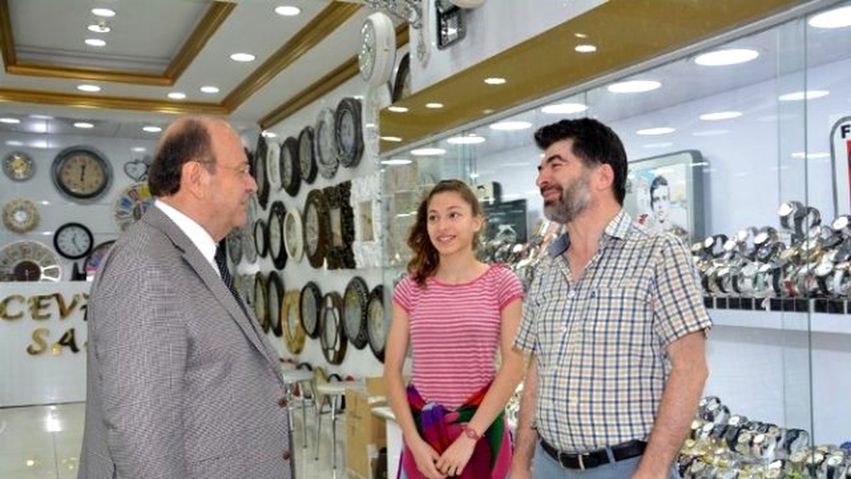 Başkan Özakcan\'dan Yağcılariçi Esnafına Ziyaret