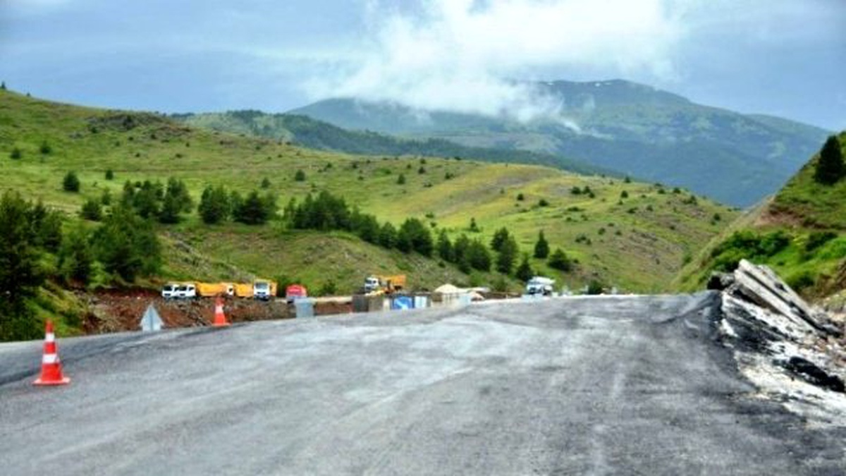 Heyelanlı Bölgeye Alternatif Yol Güzargahı