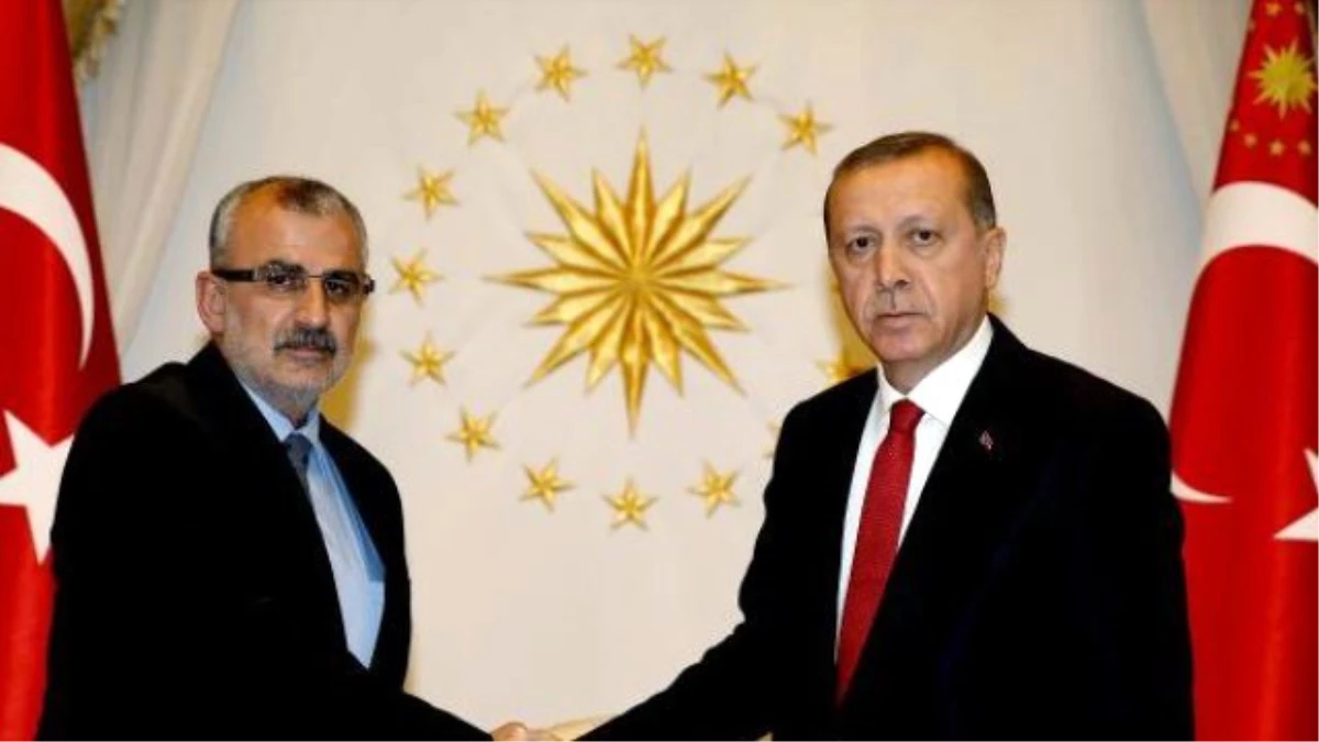 Midyat Belediye Başkanı Nasıroğlu, Cumhurbaşkanlığı Sarayı\'nda