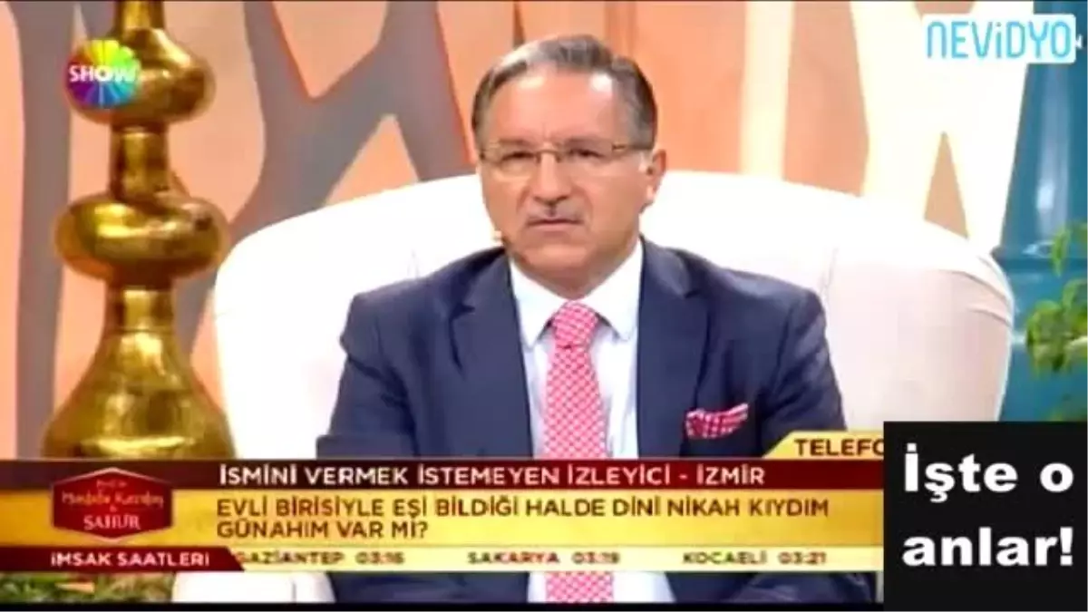 Sahur Programında Çarpık İlişki Sorusu!