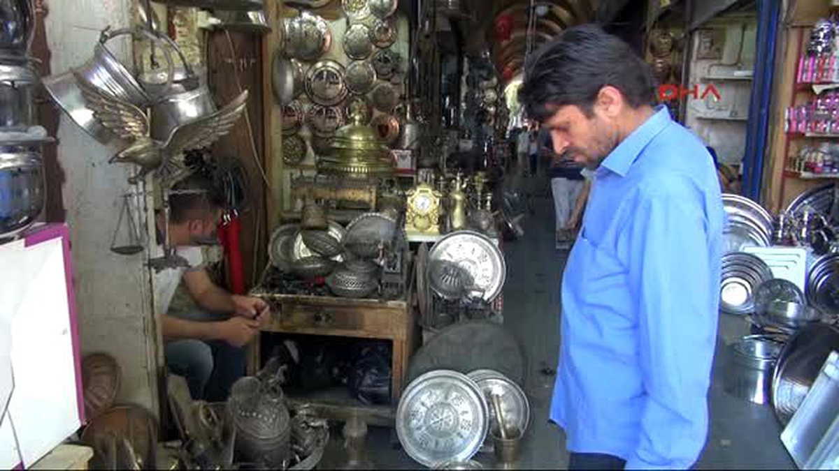 Şanlıurfa Terör Olayları Bakırcılar Çarşısında Tokmak Seslerini Susturdu
