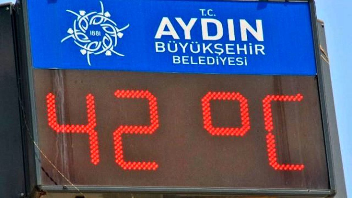 Aydın\'da Çöl Sıcakları Kendini Gösterdi